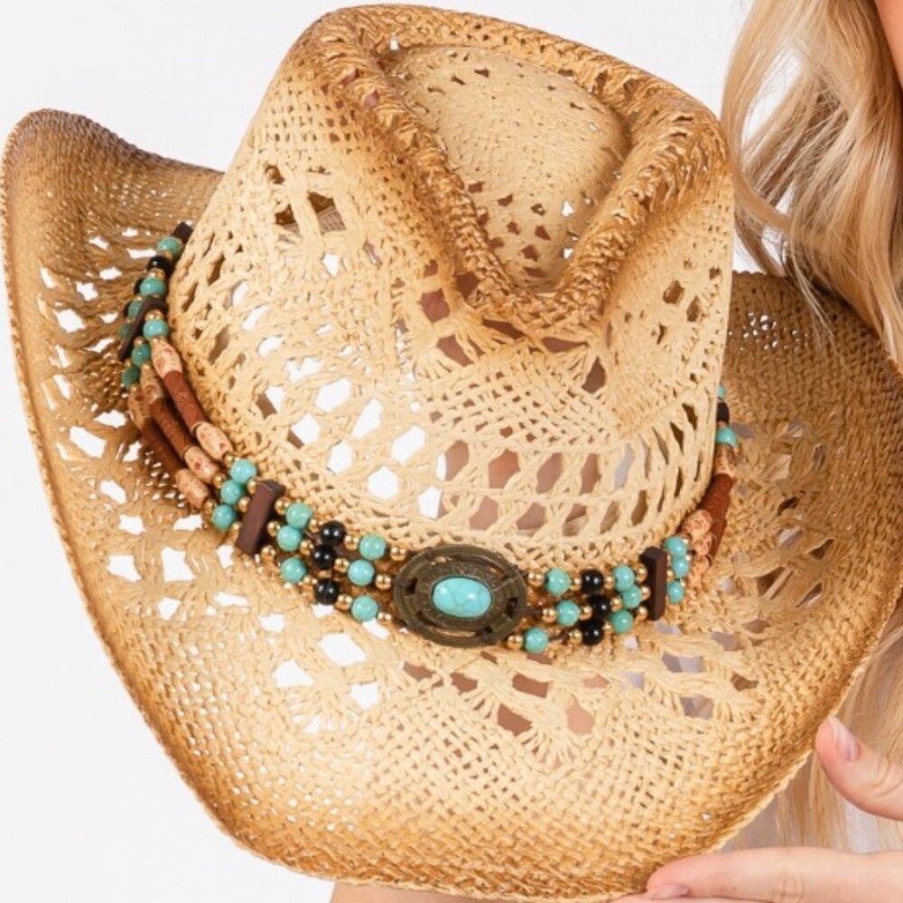NWT Stitched & Stone Cowboy Western Hat